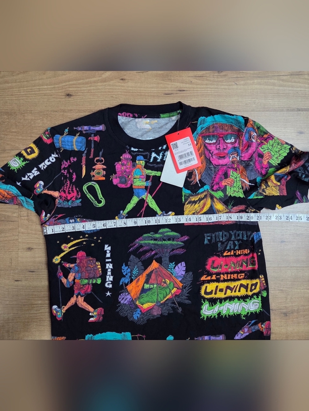 Chinatown x Li-Ning Shooting Stars AOP T-Shirt - Picture 14 of 15